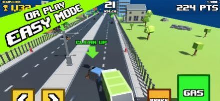 Crazy Road: Trash Dump Truck 0.1