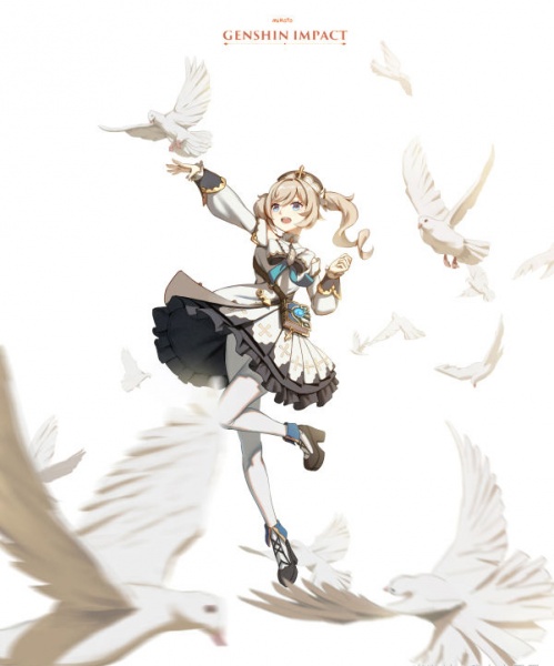 《原神》芭芭拉游戏宣传图