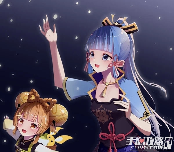 《原神》神里绫华游戏人物宣传图