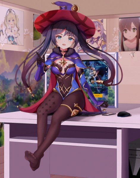 《原神》莫娜高清游戏宣传图
