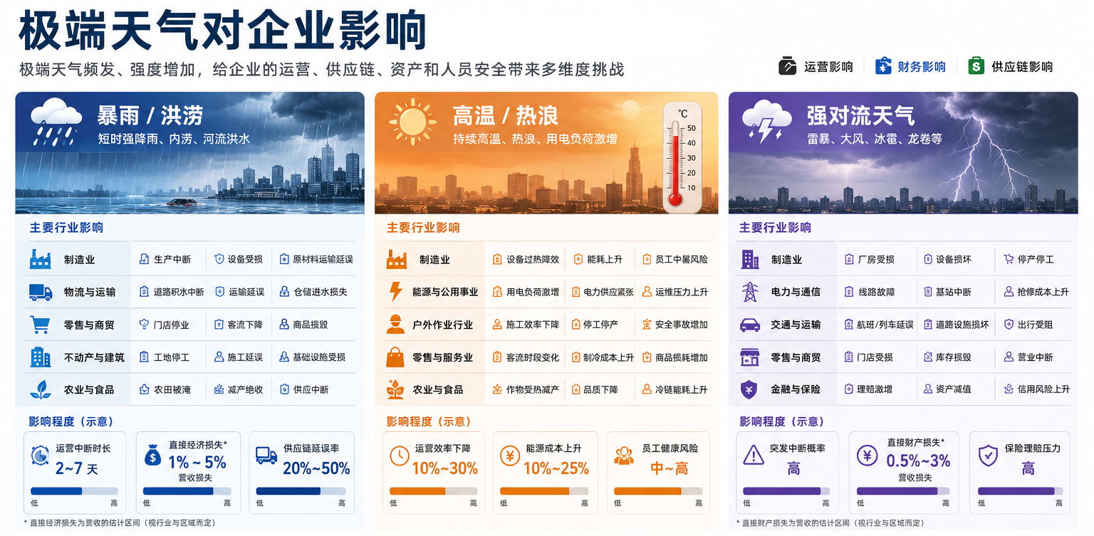 暴雨、高温、强对流——5月极端天气高发，企业如何用气象服务守住经营底线