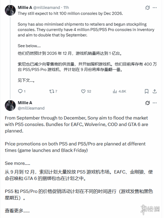 Pro或捆绑GTA6！曝《AC女巫》提前发售 游侠晚报:PS5
