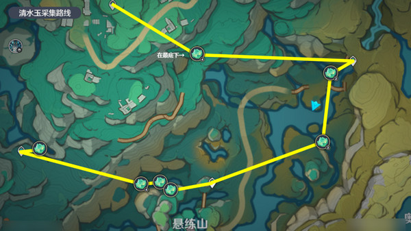 原神蓝砚突破材料收集路线 蓝砚突破材料在哪里收集[多图]图片7