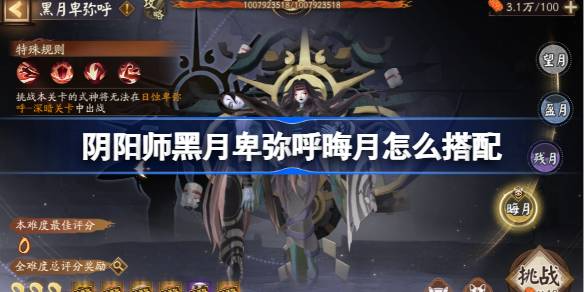 阴阳师黑月卑弥呼晖月阵容怎么搭配阴阳师黑月卑弥呼晖月阵容介绍