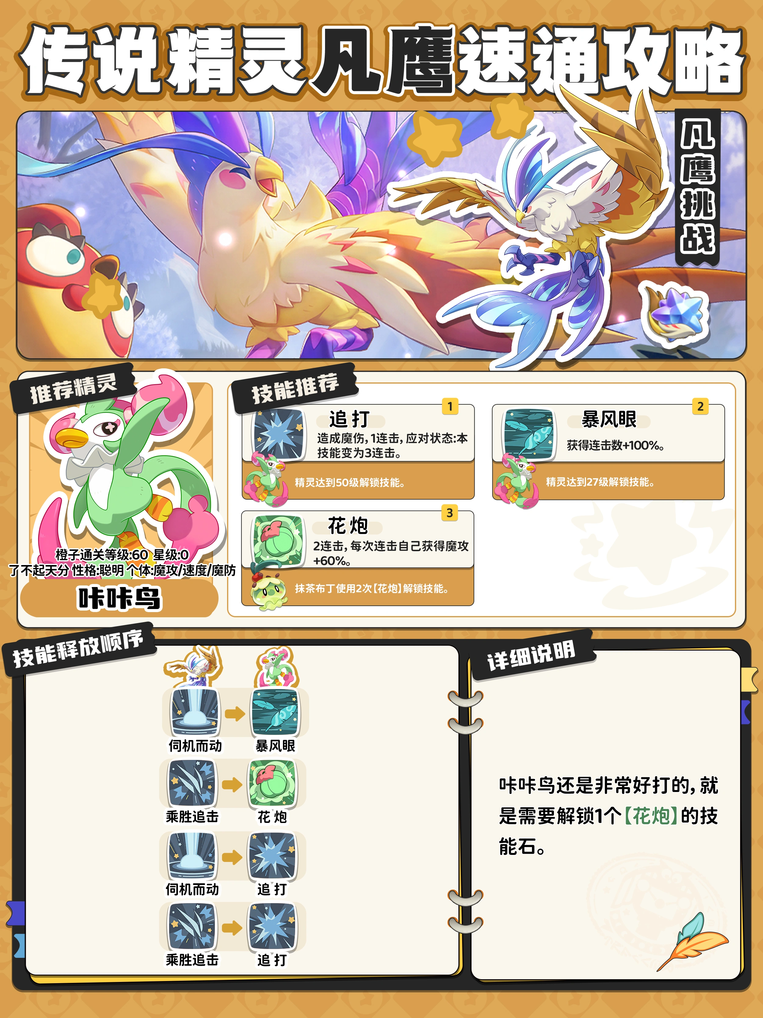  洛克王国世界凡鹰怎么通关