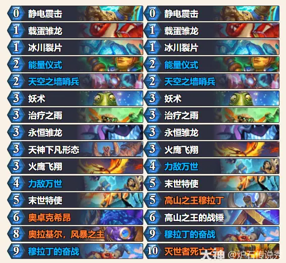  炉石传说大地的裂变兆示萨卡组分享