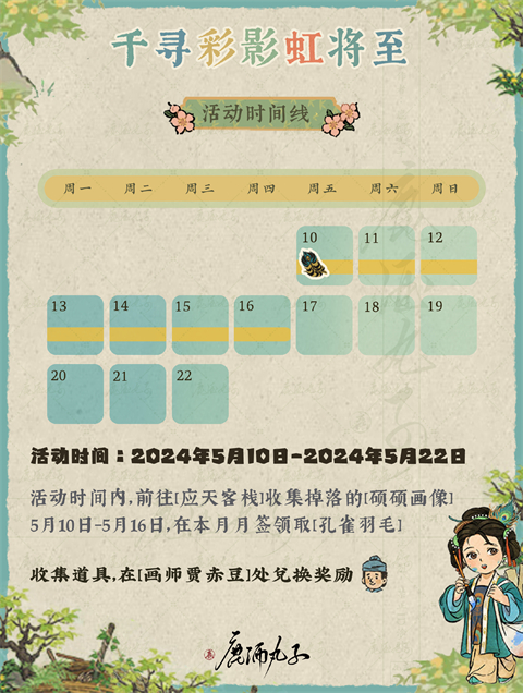江南百景图千寻彩影虹将至玩法攻略江南百景图千寻彩影虹将至硕硕画像怎么获得